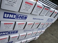 Vinilo Adhesivo para Impresión de Larga Duración (7 Años) para Exteriores, Material Publicitario de PVC Fundido en Rollo