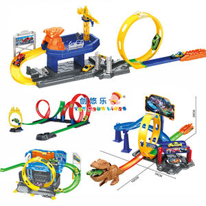 EPT Coche Eléctrico de Pista, Juguete para Niños, Nuevos Bloques de Construcción Magnéticos, Sets de Juguetes de Carreras para Niños - Product Image 2