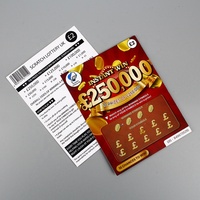 Fabricants de Cartes à Gratter en Gros Cartes à Gratter Personnalisées Véritables Tickets de Loterie Instantanée Tickets de Jeu