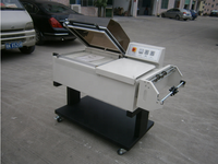 Haute Qualité Électrique Semi Automatique Onestep POF Thermorétractable Film Chambre Emballage Machine D'emballage Emballage pour Cas Boîte, Bouteilles
