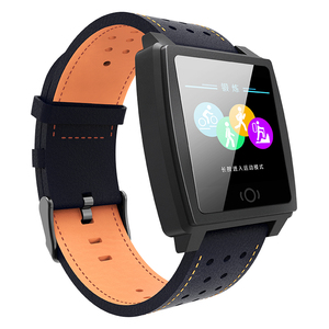 CK22 Extérieur porte en cuir bracelet <span class=keywords><strong>smartwatch</strong></span> <span class=keywords><strong>GPS</strong></span> enregistrement suivi mode multisport IP67 imperméable reloj montre-bracelet - Product Image 5