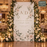 Papier synthétique PP mat grand format pour impression photo 4x8 pieds, toile de fond imperméable pour studio photo, mariage et décoration de fête