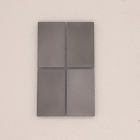Interrupteur mural intelligent 4 voies 4Gang KNX, panneau tactile en aluminium, installation facile, style luxueux, norme américaine, indice de protection IP21, 1000W