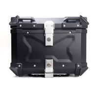 Top Case Moto à Déverrouillage Rapide, Boîtes Arrière Étanches 28L/36L/45L/55L/65L, Coffre en Aluminium pour Moto, Boîte Arrière