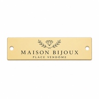 Disques métalliques avec logo, adhésifs, en alliage de zinc, texte personnalisé, options de taille et de forme pour l'image de marque et l'emballage des produits