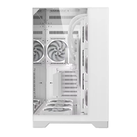 Boîtier d'ordinateur de jeu Triple verre trempé Boîtier de PC de jeu ATX Full Tower Sea View Étuis d'ordinateur et tours Boîtier de CPU de bureau