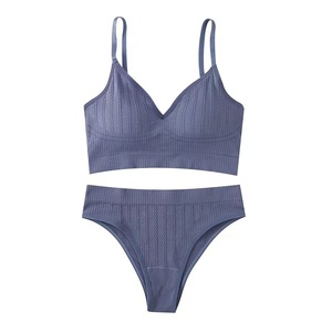Conjunto de <span class=keywords><strong>Sujetador</strong></span> envolvente <span class=keywords><strong>con</strong></span> tirantes transfronterizos 9162 #, ropa interior para mujer, hermosa espalda <span class=keywords><strong>sin</strong></span> Aro de acero, chaleco, pechos pequeños, deportes - Product Image 6