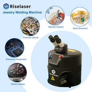 Riselaser đồ trang sức Hàn Vòng Bangle Vòng đeo tay bạch kim Yag Máy hàn laser hàn đồ trang sức Hàn máy - Product Image 1