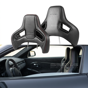 Coussin d'appui-tête de siège de voiture en cuir PU SSCUS Orifix personnalisable de première qualité pour remplacement de siège de course - Product Image 1