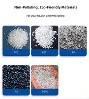Conteneur alimentaire jetable en PP avec couvercles, logo personnalisé de la marque YQ, boîtes d'emballage pour pain biodégradables, épaisseur 1 mm, fabriqué en Chine