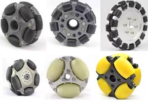 Rueda <span class=keywords><strong>Omni</strong></span> rotacaster de baja fricción, ruedas omnidireccionales para robot de barrido - Product Image 6