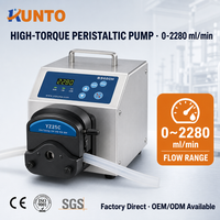 Bomba Peristáltica de Laboratorio para Muestreo, Dosificación Química y Procesamiento de Alimentos, 0.1-600 rpm, Control RS485, Serie BS