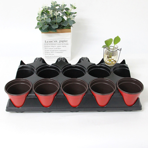 15 trous <span class=keywords><strong>Pot</strong></span> Rond Plateau De Transport Navette Plateaux pour Pépinière - Product Image 2