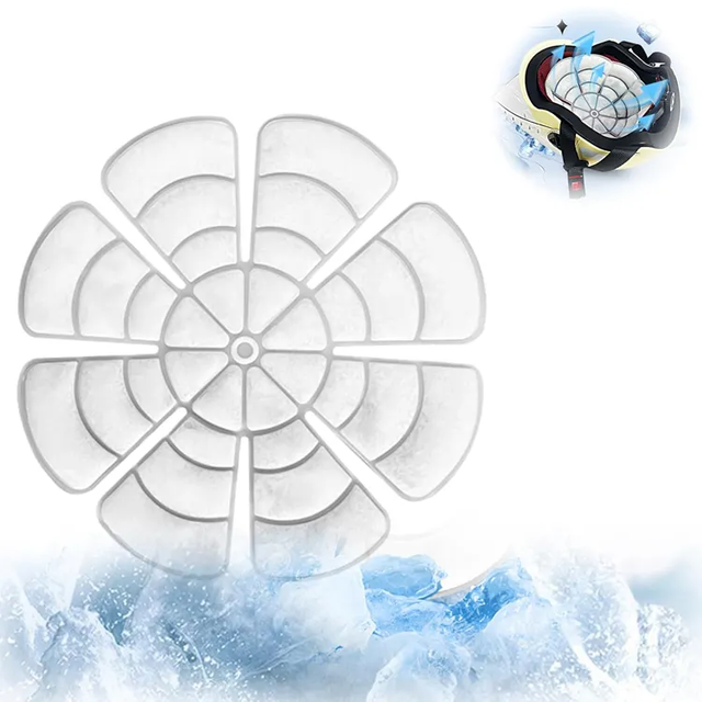 Outdoor Cooling PCM Phase Change Helmet Ice Pad Hat Pad Cool and Refreshing Heatstroke Prevention and Cooling