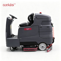 Autolaveuse autoportée robuste KDS-X10 avec brosse double de 1060 mm et raclette de 1220 mm, conception anti-basculement pour l'entretien des usines de fabrication