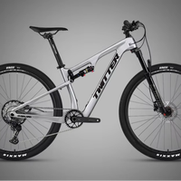Vélo de montagne léger à suspension intégrale, frein à disque hydraulique Shimano, pneus Maxxis, pour descente longue distance
