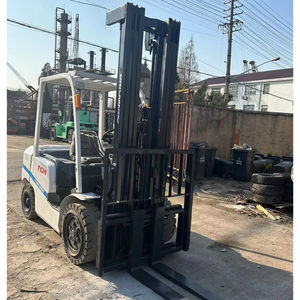 Chariot élévateur diesel d'occasion de haute qualité TCM FD25T3 3 tonnes 3 montants 6m de hauteur, d'origine japonaise, haute efficacité pour entrepôt - Product Image 1