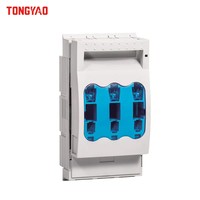 Interrupteur-sectionneur à fusible 3 pôles 160A 690V 50Hz en plastique et cuivre, interrupteur isolant blanc pour montage en armoire, distribution d'énergie