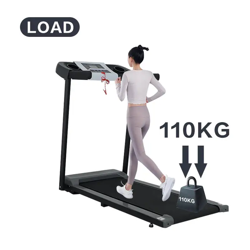 ZT 2-in-1 Folding Treadmill Home Walking Pad Walking Pad Foldable Treadmill Treadmill Cardio Training Led Screen Dc1.0hp 1-10km/h