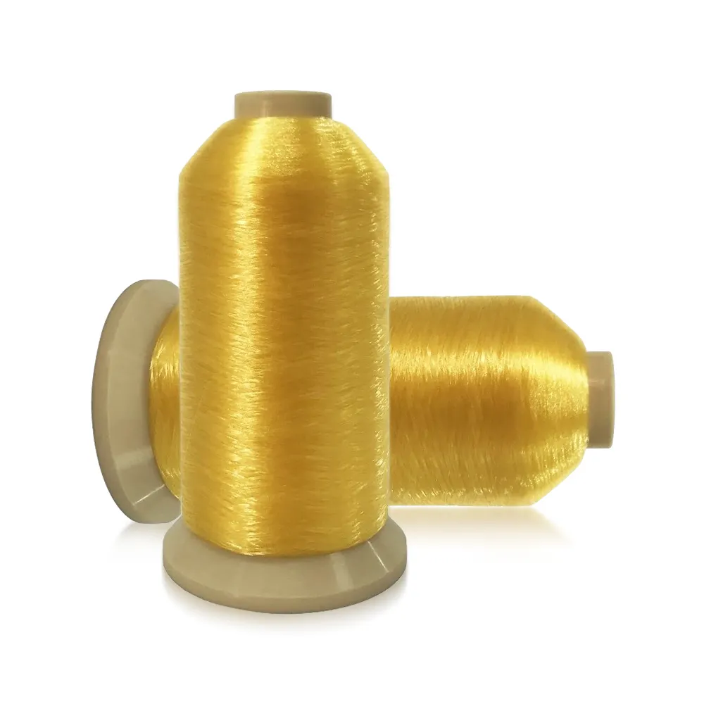 Eheng 0.12ミリメートルNylon 66フィラメントThread Industrial Gold Cone Package Sewing Thread For Embroidery