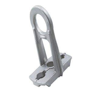Support mural simple face en zinc galvanisé de type standard pour suspension de câble optique - Product Image 2