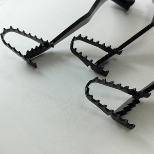 Đen sơn tĩnh điện thép carbon đạp chân đế MIG Hàn CNC cong chống ăn mòn xe máy chân <span class=keywords><strong>PEG</strong></span> gắn kết cho xe đạp bụi bẩn - Product Image 2