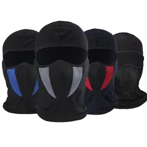 Bernapas Balaclava sepeda motor masker wajah penuh sepeda motor masker bersepeda helm Motocross Hood Moto naik masker wajah Leher