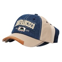 Nueva Gorra de Béisbol de 6 Paneles de Algodón 100% con Bordado de Oso Polar Envejecido, Personalizada, Ajustable y con Detalles Metálicos Desgastados