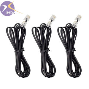 Venta caliente 5 metros Rj11 Rj45 Cable 28Awg 4 Cable de teléfono Cable 4P4C Cable de caída de teléfono para electrodomésticos - Product Image 2