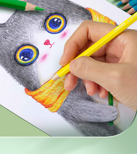 Juego de lápices solubles en agua ecológicos de 36 <span class=keywords><strong>colores</strong></span> M & G, lápices de dibujo de <span class=keywords><strong>colores</strong></span> de papel redondo para estudiantes, artistas para uso escolar - Product Image 6