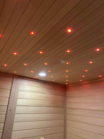 Sala de Sauna de vapor moderna para exteriores HELIUS, Material de madera maciza para 4 personas, adecuada para SALA DE Sauna de jardín y Villa