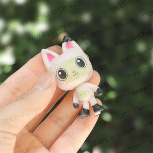 Accesorio <span class=keywords><strong>de</strong></span> <span class=keywords><strong>Casa</strong></span> <span class=keywords><strong>de</strong></span> <span class=keywords><strong>Muñecas</strong></span> con Diseño <span class=keywords><strong>de</strong></span> Gato Kawaii, Figura <span class=keywords><strong>de</strong></span> Animal en Miniatura, Adorno para Cupcakes, Artículos para Fiestas - Product Image 6