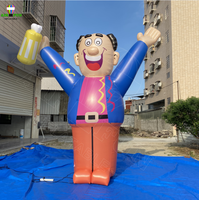 Abraham gonflable géant avec bière, ballon gonflable hollandais/néerlandais
