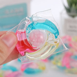 Capsules de lessive antistatiques parfumées personnalisées, 99% d'élimination des acariens, dosettes de détergent jetables, perles de lessive - Product Image 3