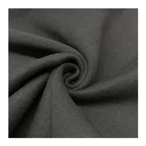 65%polyester 35%cotton Knit Garment Fabric Plain Dyed TC French Terry Fleece Fabric For Hoodie And Sweatshirt