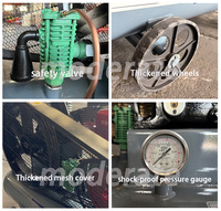 Moteur diesel portatif de compresseur d'air de segments de piston W3.0/5 de 5bar avec le marteau pneumatique de cric