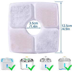 Pet Water Dispenser Filter Element <strong>Coconut</strong> <strong>Shell</strong> Activated Carbon Ionic Resin Cotton Square Ultrafiltration Replacement - Product Image 5