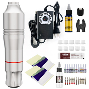 Ghostaxe Expédition rapide Kits de <span class=keywords><strong>tatouage</strong></span> sans fil Set de <span class=keywords><strong>tatouage</strong></span> pour débutants <span class=keywords><strong>Machine</strong></span> <span class=keywords><strong>a</strong></span> <span class=keywords><strong>Tatouer</strong></span> Professionnelle for Body Art Tattoo Kits Set - Product Image 6