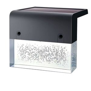 Mini Solar Wall <b>Light</b> Motion Sensor <b>Projector</b> Outdoor Fence Step Staircase Patio Courtyard <b>Night</b> Lamp - Product Image 4
