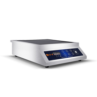 Four électromagnétique pour cuisinière à induction de bureau 3500w Four à batterie fritté à haute puissance pour marmite chaude commerciale