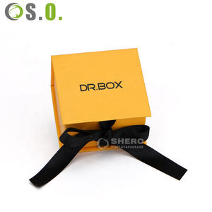 Caja de Papel para Joyería de Alta Gama, Caja de Regalo Plegable con Imán para Anillos y Aretes, con Cinta de Satén, Caja para Guardar Anillos - Product Image 6