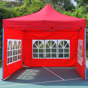 Tuoye 3x3 taşınabilir katlanabilir çardak tentesi olay duvarları reklam çadır pencere ile - Product Image 5