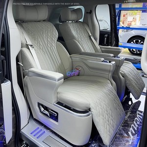 Sedile Auto in Pelle di Lusso <span class=keywords><strong>Mercedes</strong></span> <span class=keywords><strong>Vito</strong></span> Sport & Aero con Guida Scorrevole e Rotazione Bloccabile, Adatto per <span class=keywords><strong>V</strong></span>-<span class=keywords><strong>Class</strong></span>/Sprinter - Product Image 5