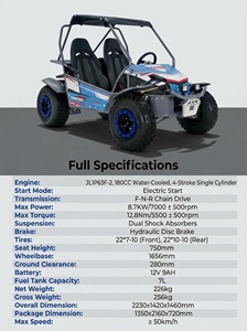 Buggy de plage récréatif deux places <span class=keywords><strong>avec</strong></span> <span class=keywords><strong>moteur</strong></span> à essence 180cc 4 temps, transmission 4x4 pour adultes - Véhicule d'aventure tout-terrain ultime - Product Image 6