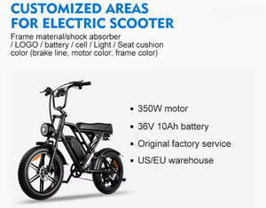 Vélo électrique <span class=keywords><strong>pliable</strong></span> à pneus larges en alliage d'aluminium avec batterie au lithium sans balais 1000W pour adultes - Product Image 4