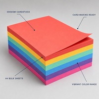 Papier cartonné imprimé sur mesure 300 g/m² A4 en gros pour la fabrication de cartes – Vente directe usine