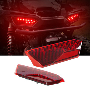 ไฟท้าย LED สำหรับ Polaris RZR1000 สีแดงดำ ABS 2412341 สำหรับเปลี่ยนอะไหล่ ATV UTV - Product Image 1