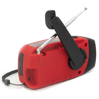 2000mAh Solar-Handkurbel-AM/FM-Radio mit Taschenlampe, USB-Ladegerät & Powerbank für Camping, Zuhause, Überlebenssituationen