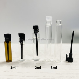 Flacon d'échantillon de parfum prêt à expédier Offre Spéciale <span class=keywords><strong>1ml</strong></span> 2ml 3ml Mini emballage cosmétique Flacon d'échantillon de testeur de parfum en verre transparent - Product Image 1