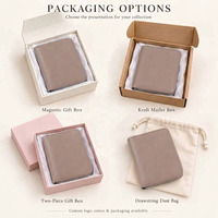 Etsy Meilleure vente A7 Cahier Budget fermeture éclair portefeuille à anneaux classeur A5 Agenda avec enveloppes en cuir feuille de mouche pour cadeau